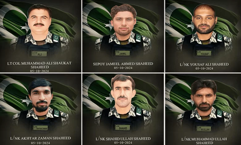 six-soldiers-including-lt-colonel-martyred-in-fierce-clash-with-militants-in-north-waziristan