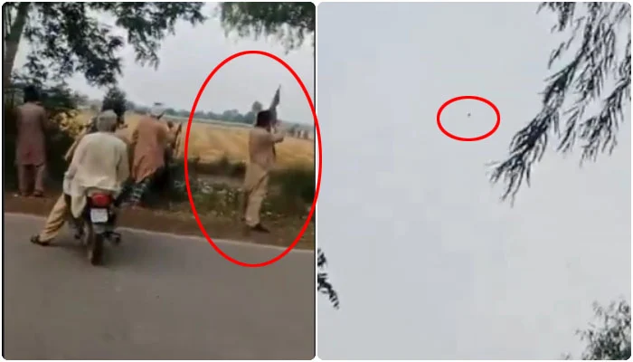 citizens-join-the-battle-pakistanis-seen-shooting-down-indian-drones-with-their-own-guns