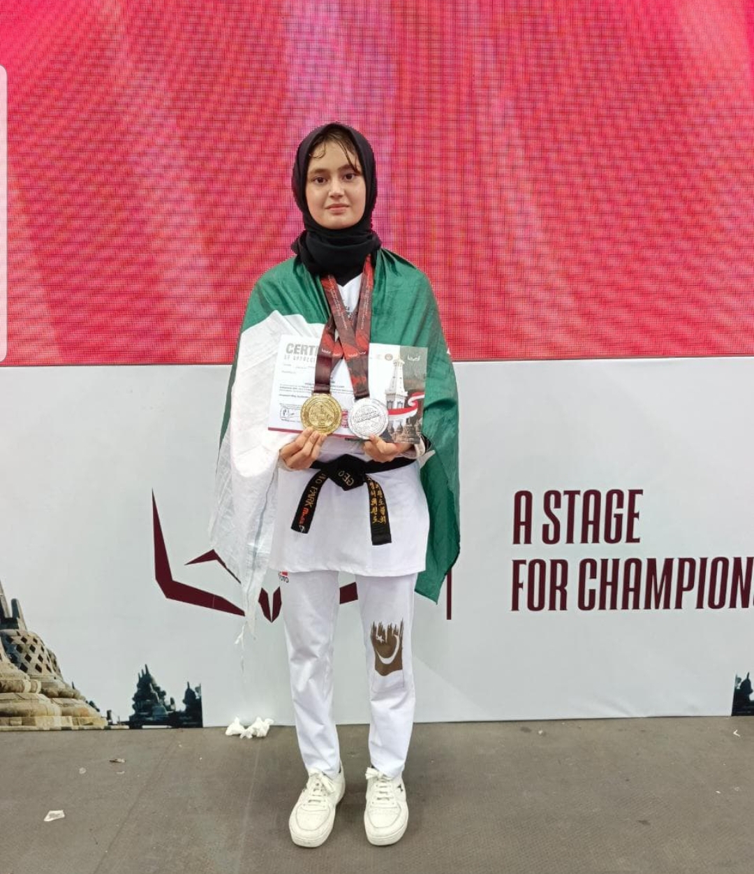pakistans-youngest-taekwondo-star-ayesha-ayaz-wins-gold-and-silver-at-international-event-in-indonesia