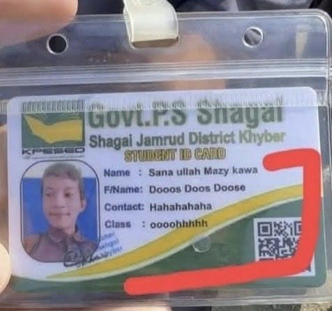 student-card-insult-in-khyber-sparks-outrage-as-school-issues-card-with-jokes-instead-of-details