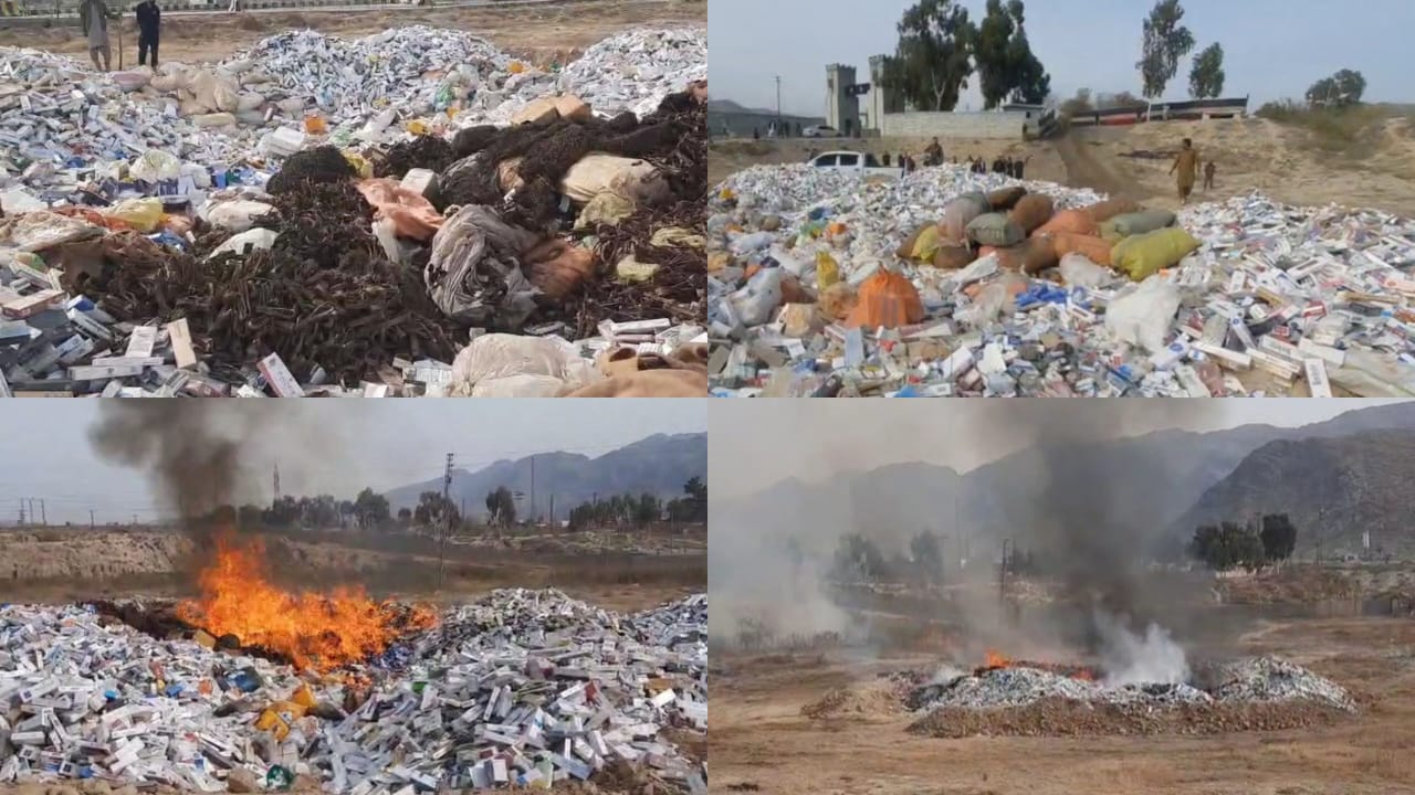 open-air-burning-of-seized-goods-at-torkham-triggers-environmental-concerns