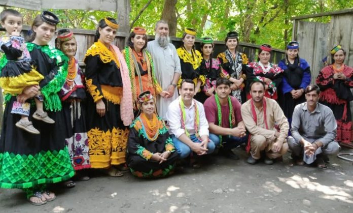 Kalash woman returns from Greece