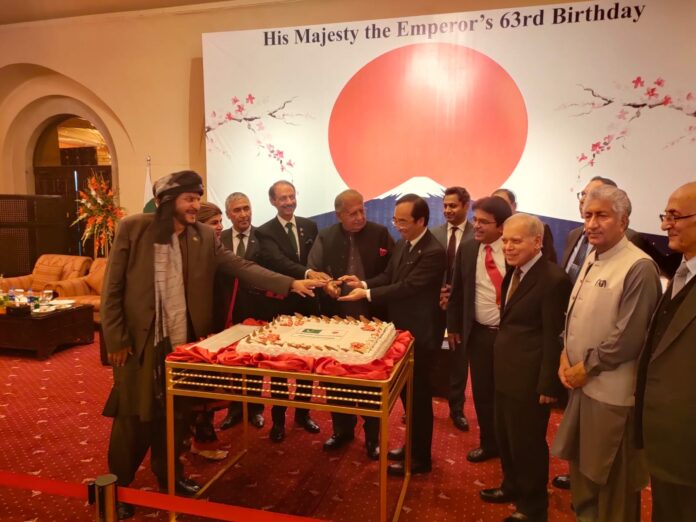 Japan embassy in Islamabad celebrate the 63 Birthday of emperor of Japan