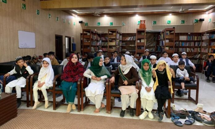 A Darra Adamkhel library setup by a local is helping to promote reading culture among locals.
