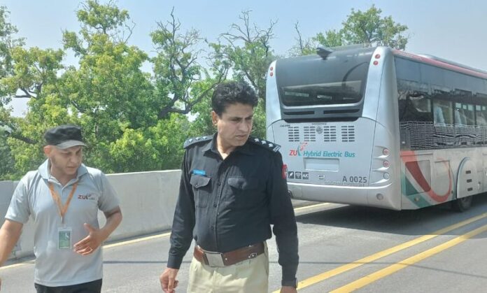 Shooting incident at Peshawar BRT corridor